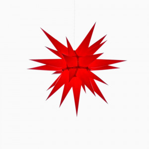 Julstjärna Herrnhuter Röd 60 cm med kabelkit