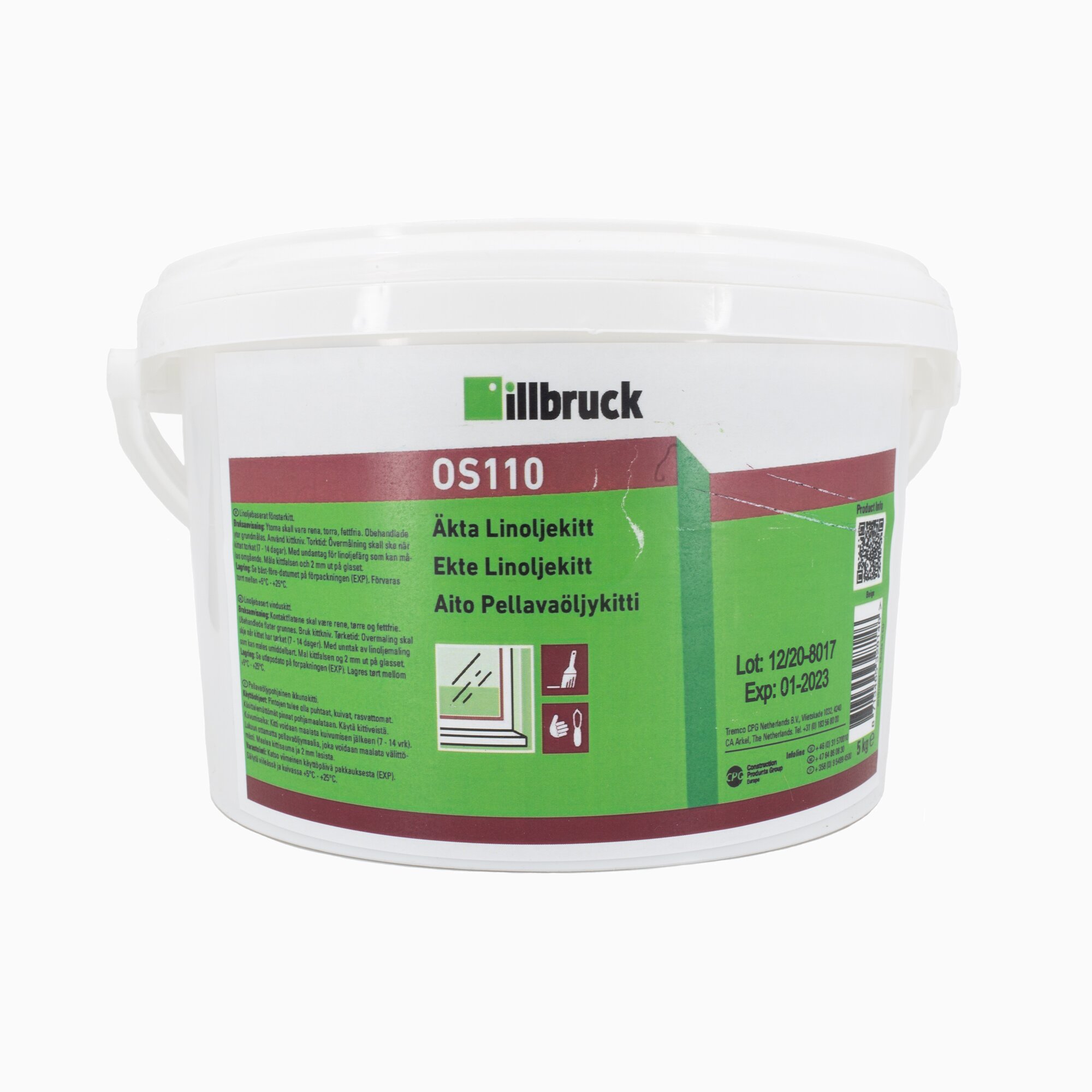 Product Image for Äkta Linoljekitt - 5 kg