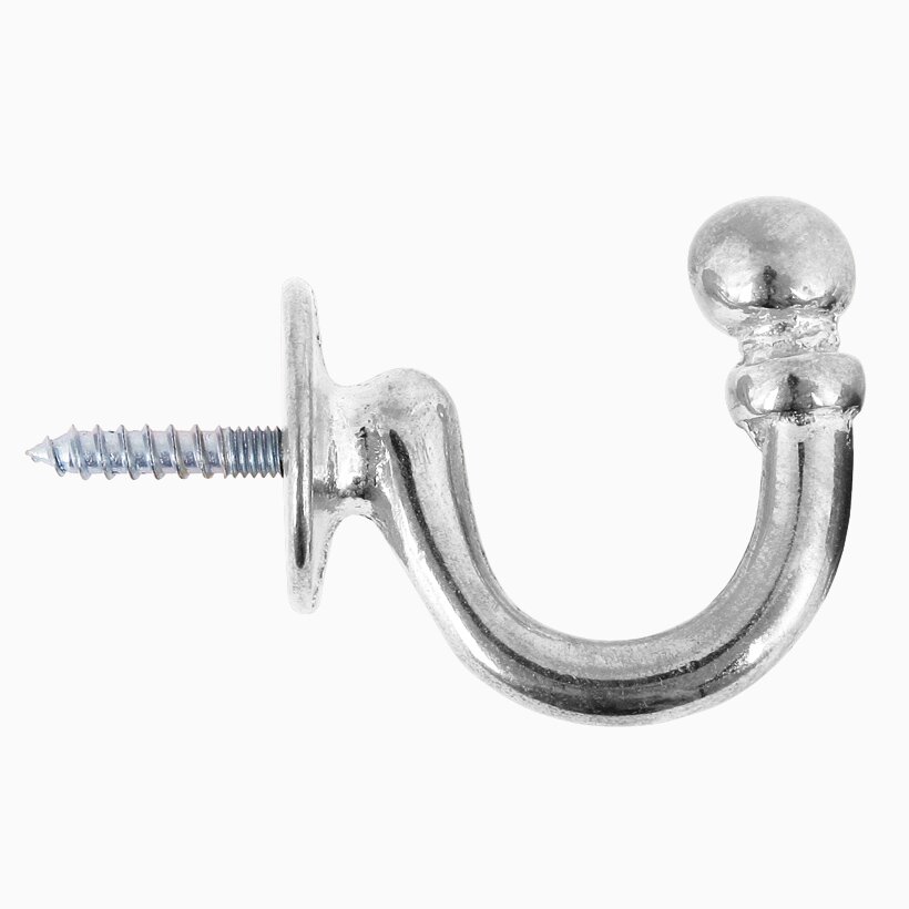 Product Image for Enkelkrok Adelgatan förnicklad mässing stor