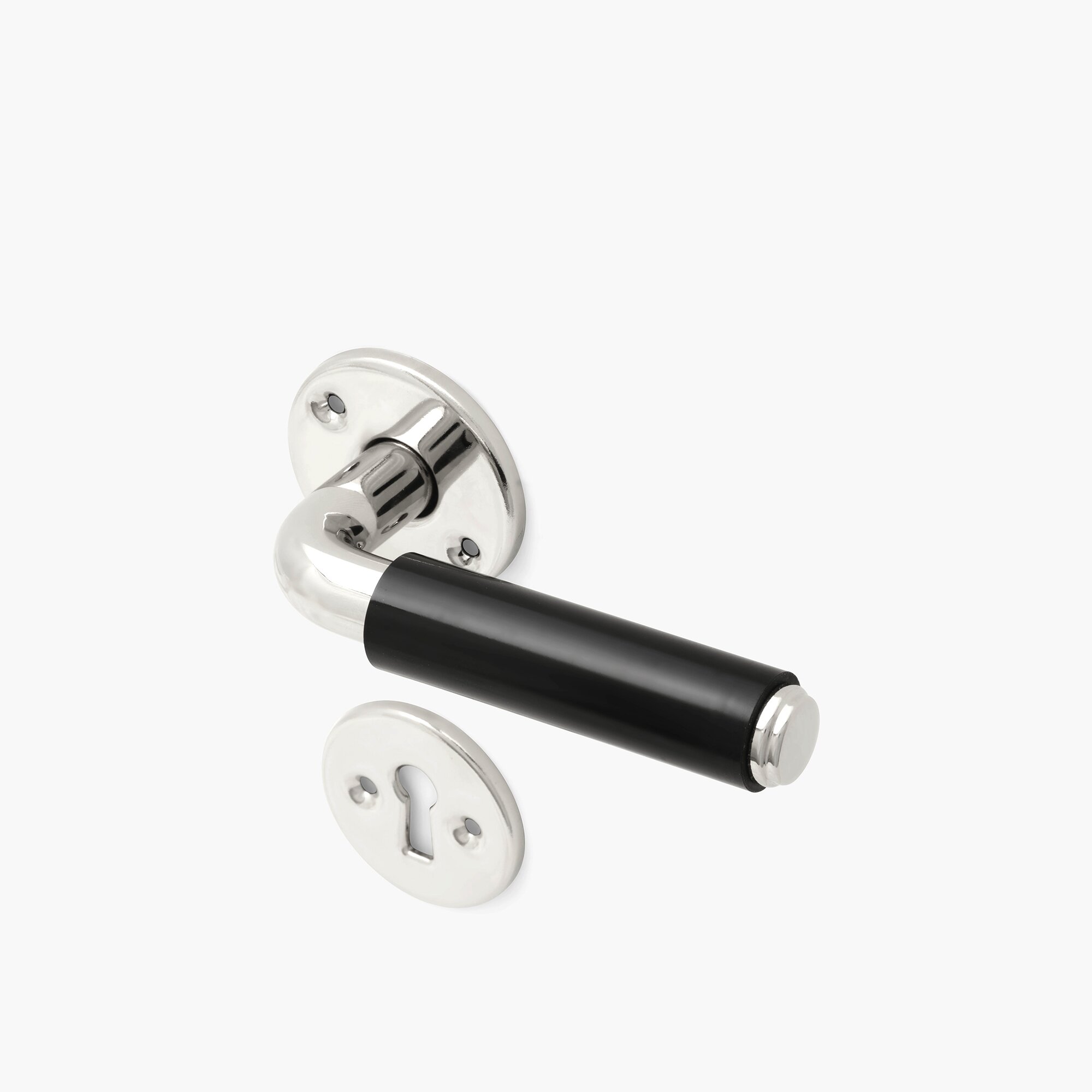 Product Image for Funkistrycke Byggfabriken bakelit profilknopp rosett nyckelskylt