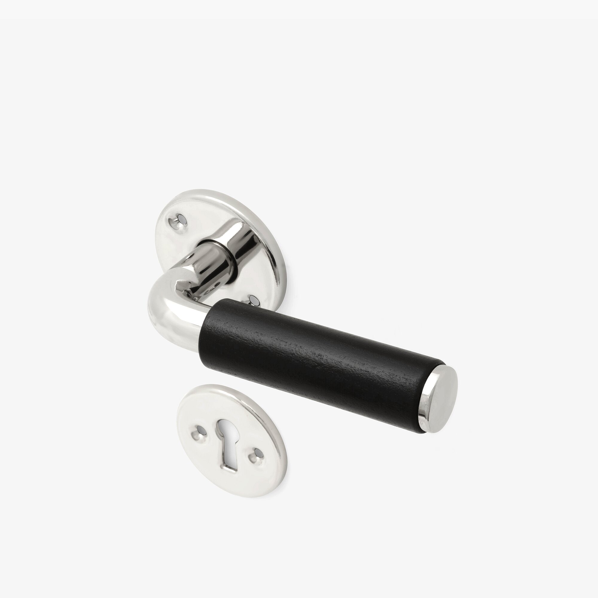 Product Image for Funkistrycke Byggfabriken trägrepp slät knopp rosett nyckelskylt