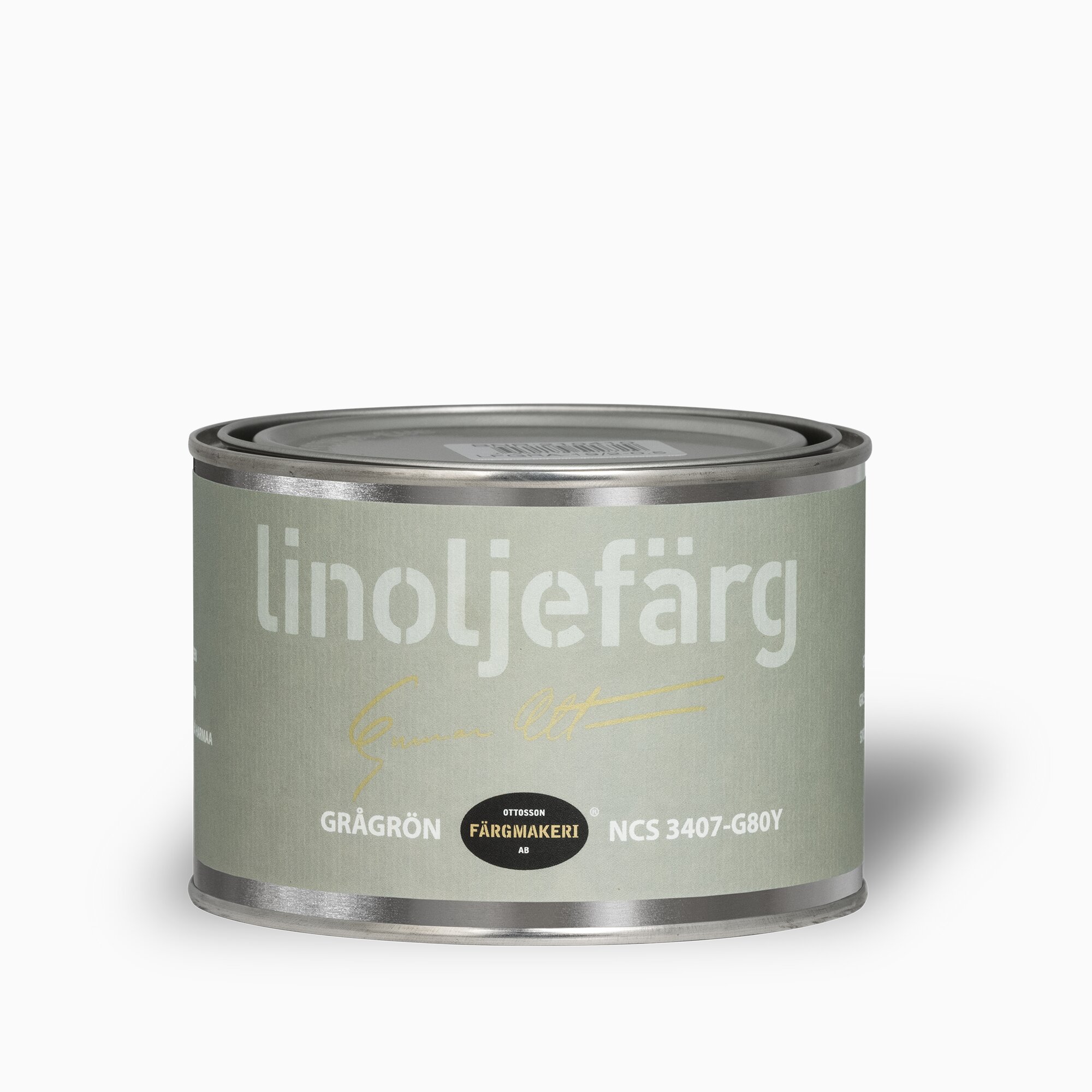 Product Image for Grågrön linoljefärg 500 ml