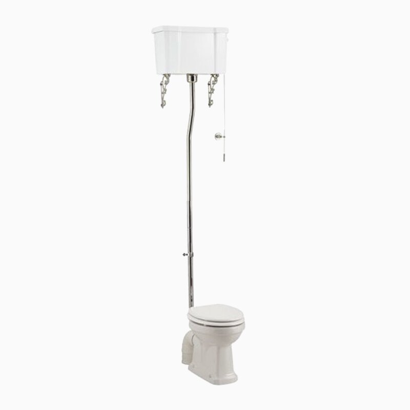 Product Image for Högspolande WC vit plastsits