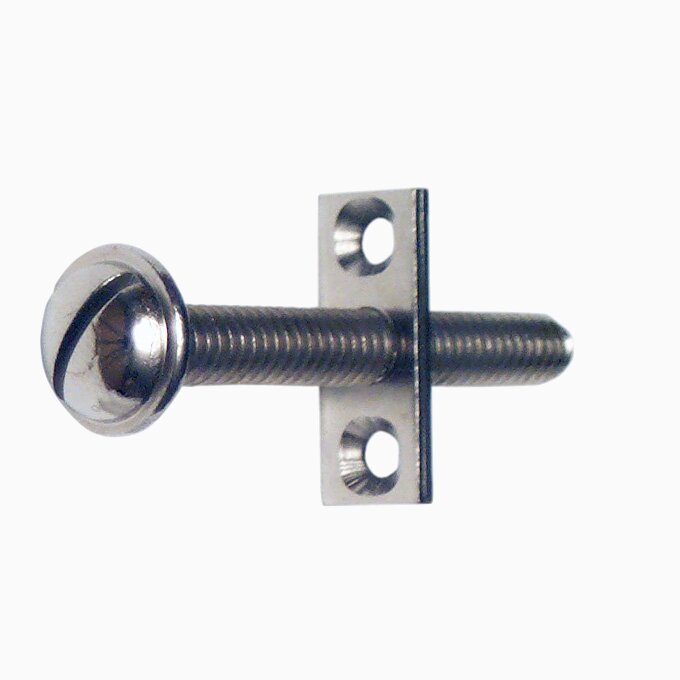 Product Image for Innanfönsterskruv förnicklad mässing