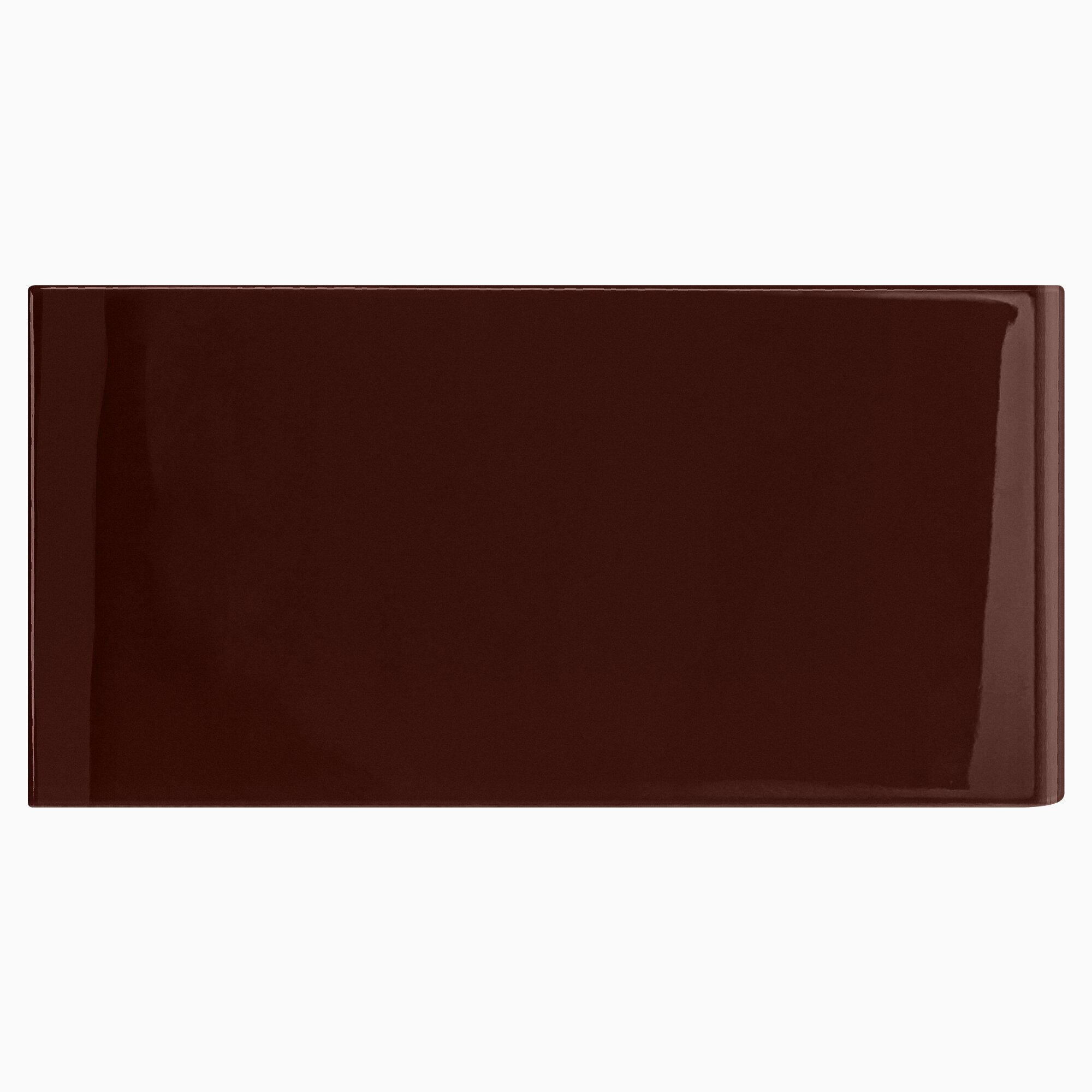 Product Image for Kakel H&E Smith Subway Half Tile avslut kortsida Teapot Brown