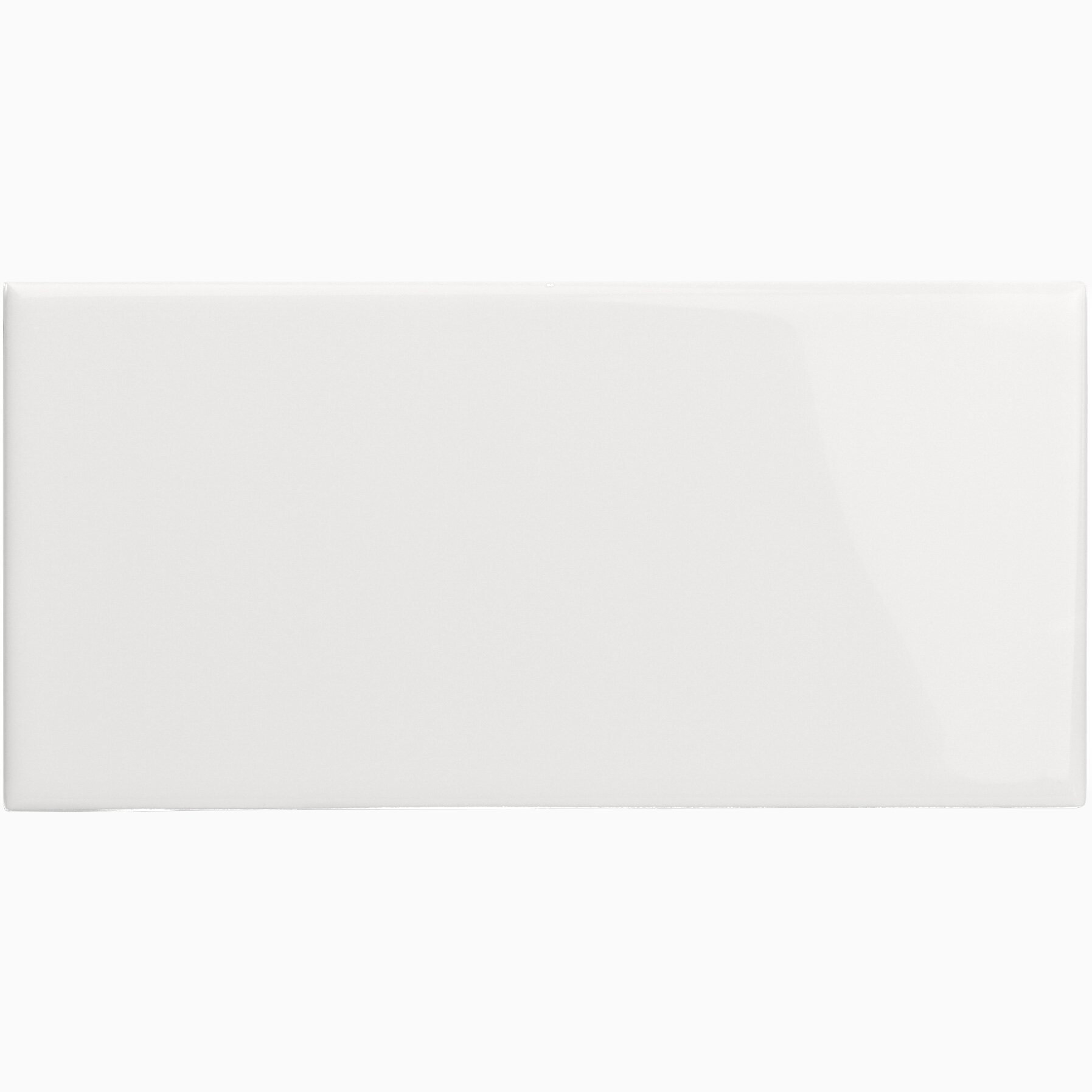 Product Image for Kakel Subway Half Tile hörnavslut höger 15x7,5 cm Brilliant White