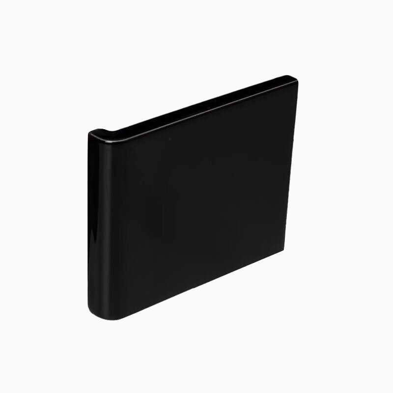 Product Image for Kakel Subway Half Tile utvändigt hörn Jet Black