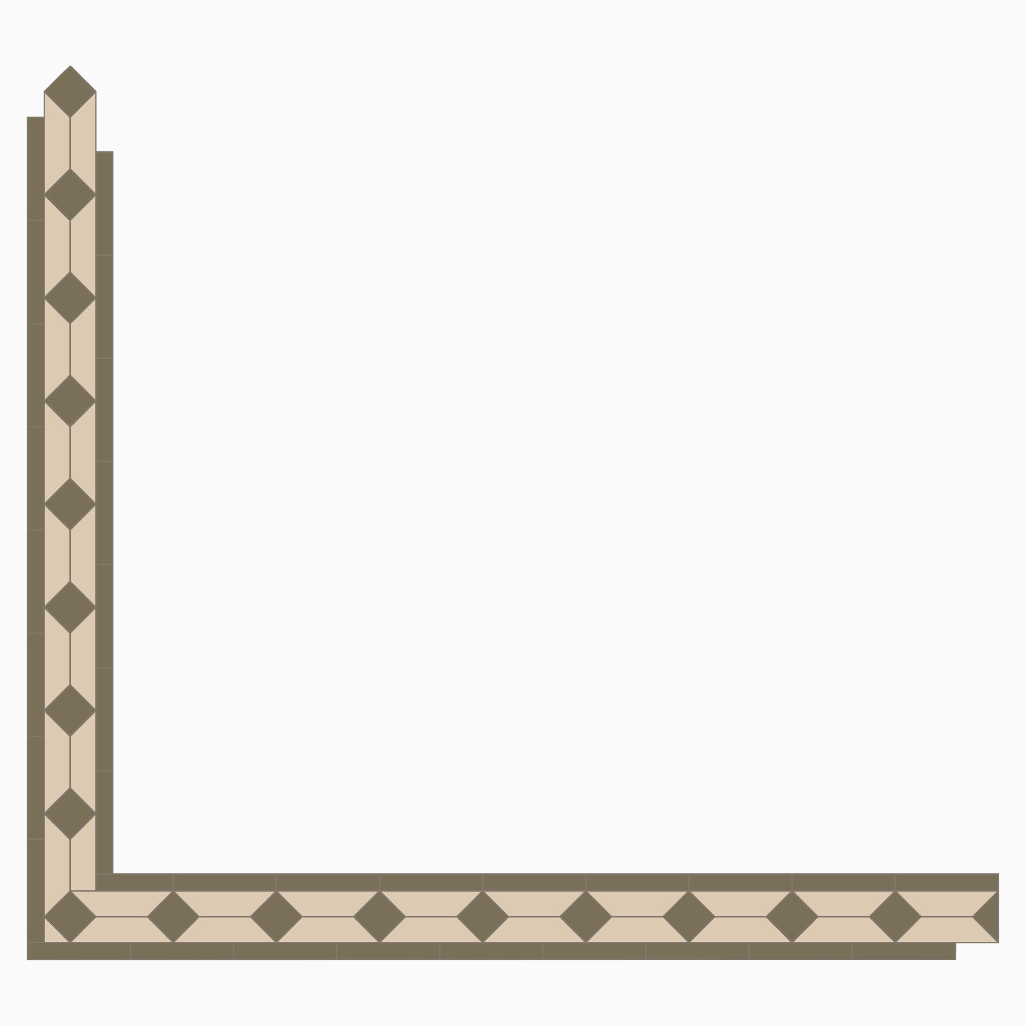 Product Image for Klinker Victorian Floor Tiles bård Claire Green / White