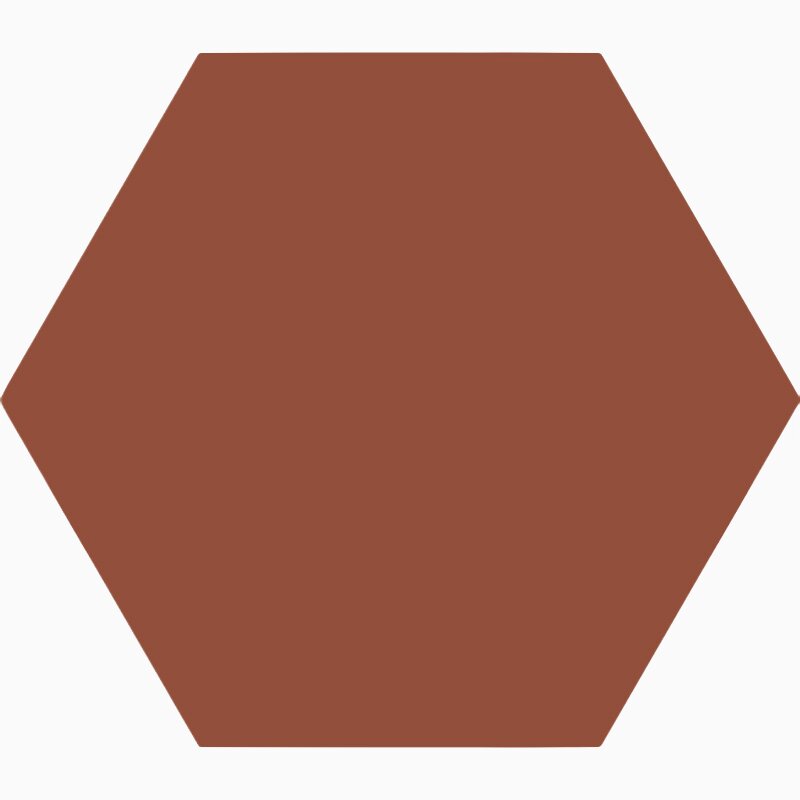 Product Image for Klinker Victorian Floor Tiles hexagon 21 cm Red