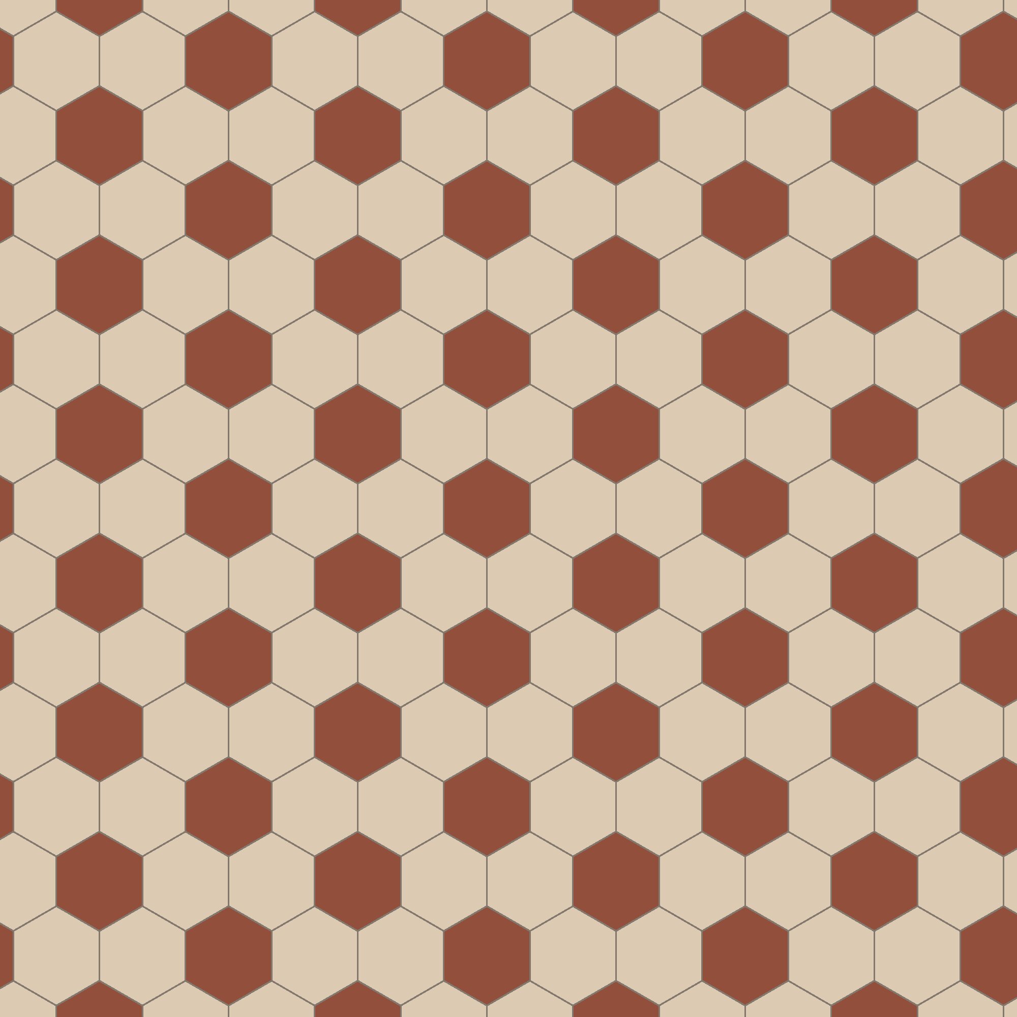 Product Image for Klinker Victorian Floor Tiles mönster Barcelona Red / White