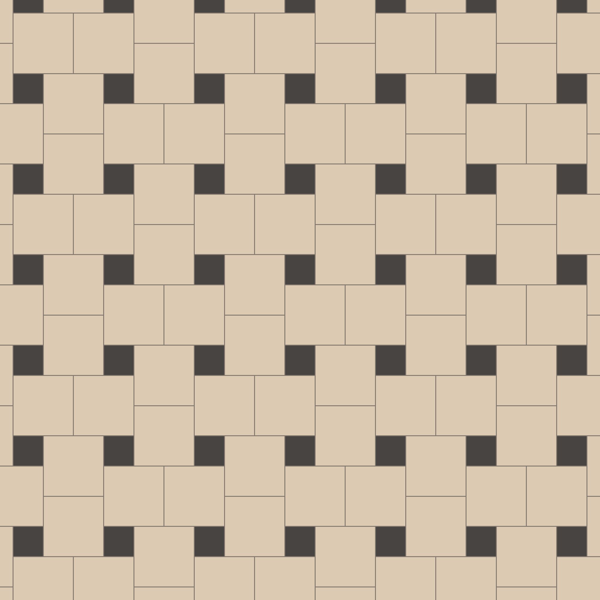 Product Image for Klinker Victorian Floor Tiles mönster Helsinki White / Black