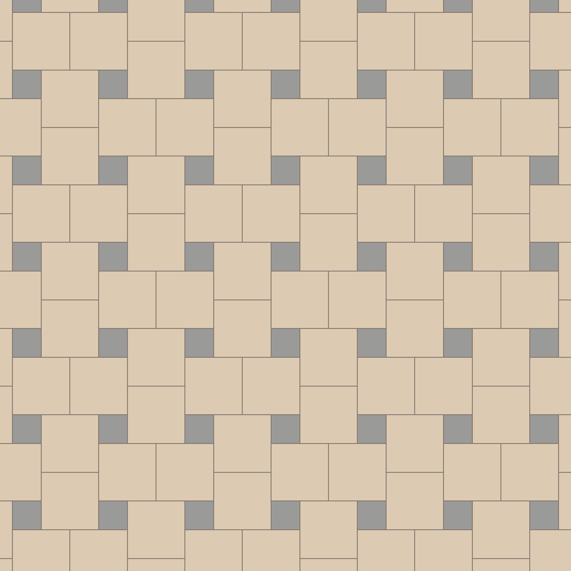 Product Image for Klinker Victorian Floor Tiles mönster Helsinki White / Grey