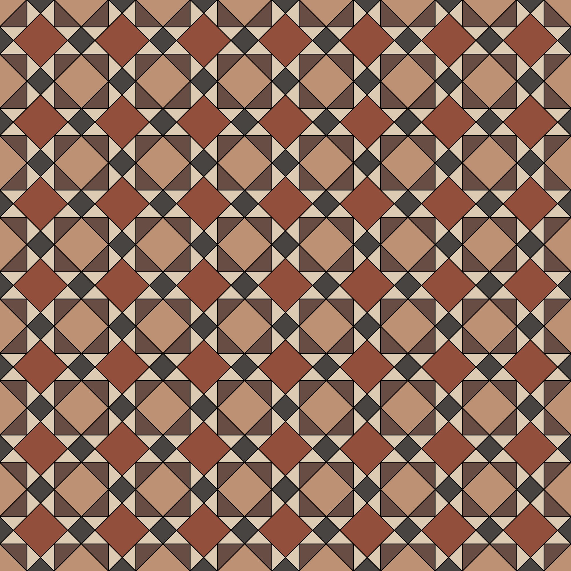 Product Image for Klinker Victorian Floor Tiles mönster Lambeth Red / Buff / Black…