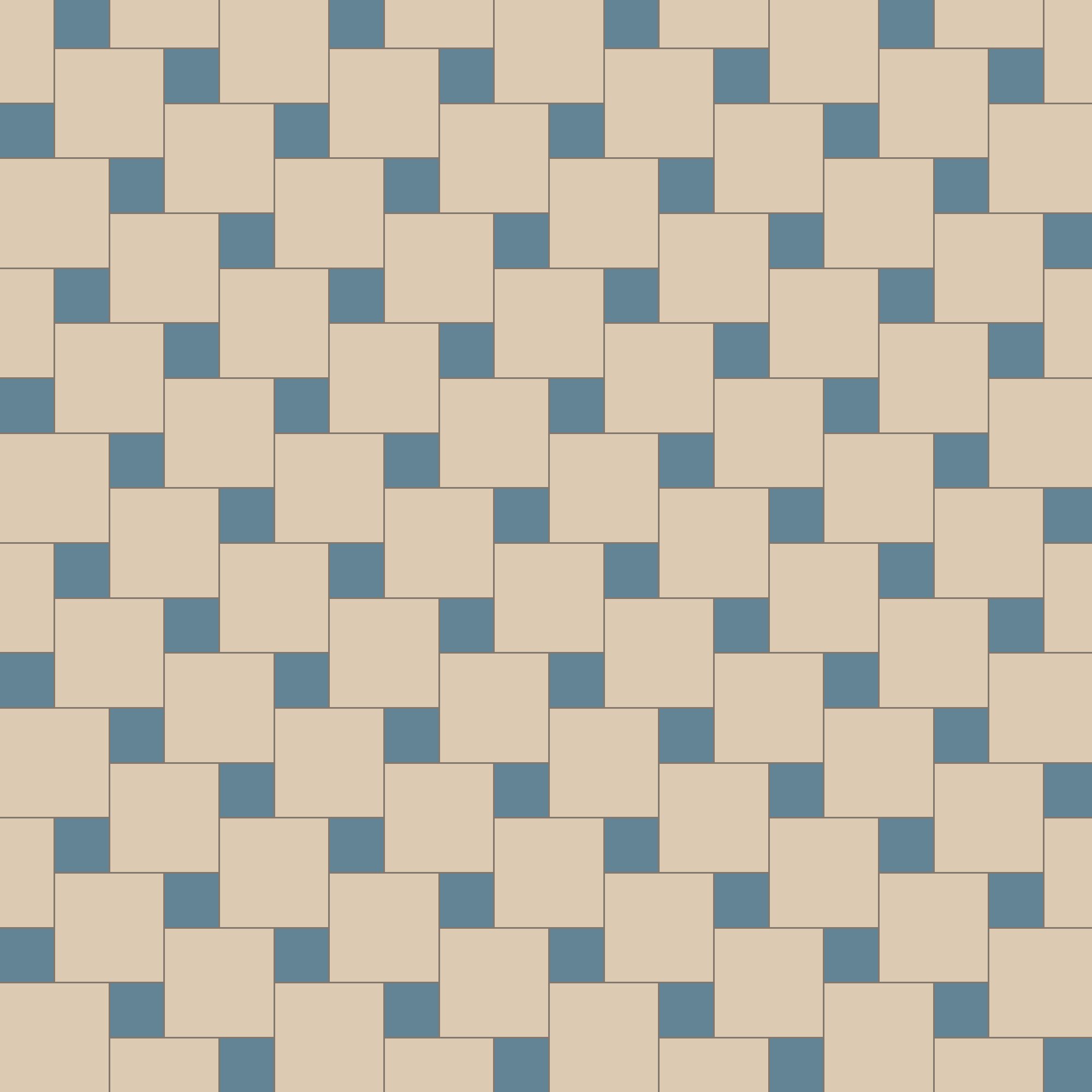 Product Image for Klinker Victorian Floor Tiles mönster Weimar White / Blue