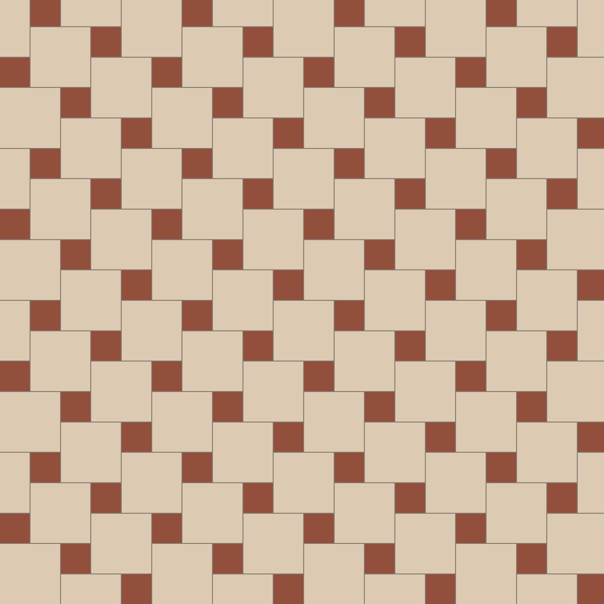 Product Image for Klinker Victorian Floor Tiles mönster Weimar White / Red