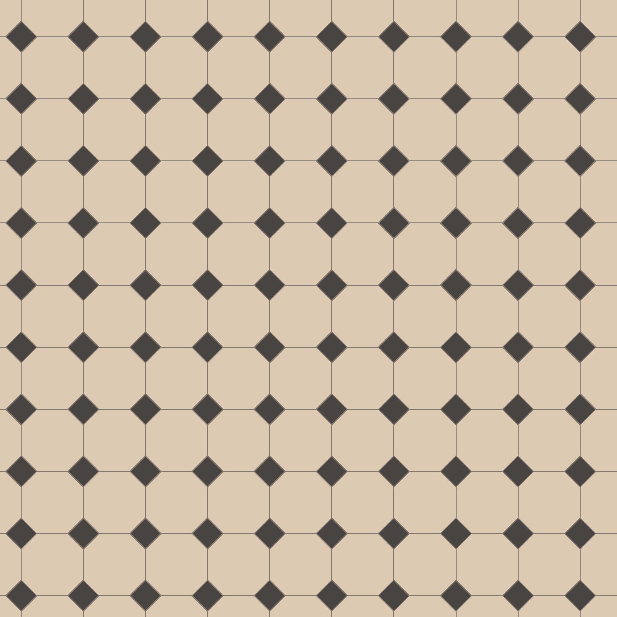 Product Image for Klinker Victorian Floor Tiles mönster York White / Black