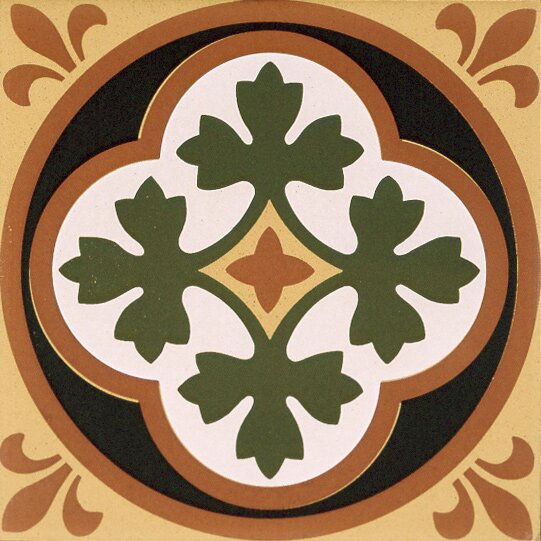 Product Image for Klinker Victorian Floor Tiles mönstrad Liverpool White/Buff