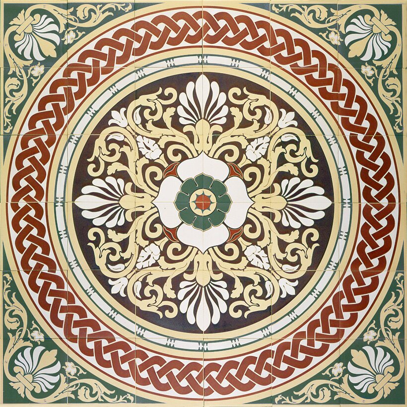 Product Image for Klinker Victorian Floor Tiles mönstrad Palmerston Green
