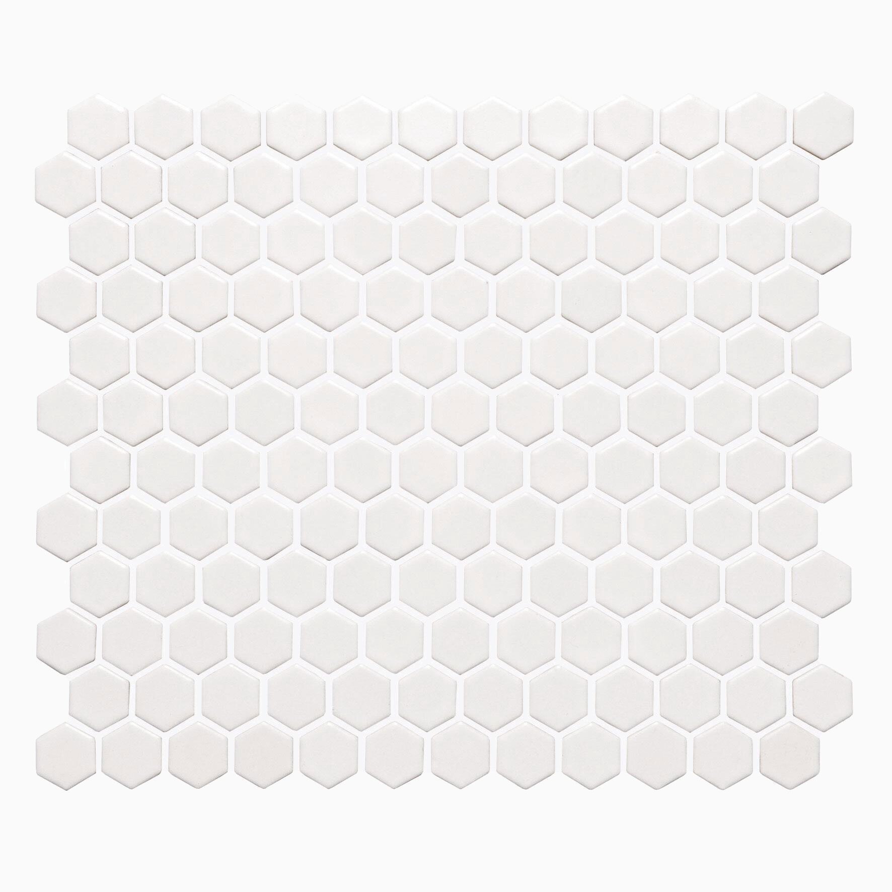 Product Image for Klinker Victorian Floor Tiles mosaik White Honeycomb