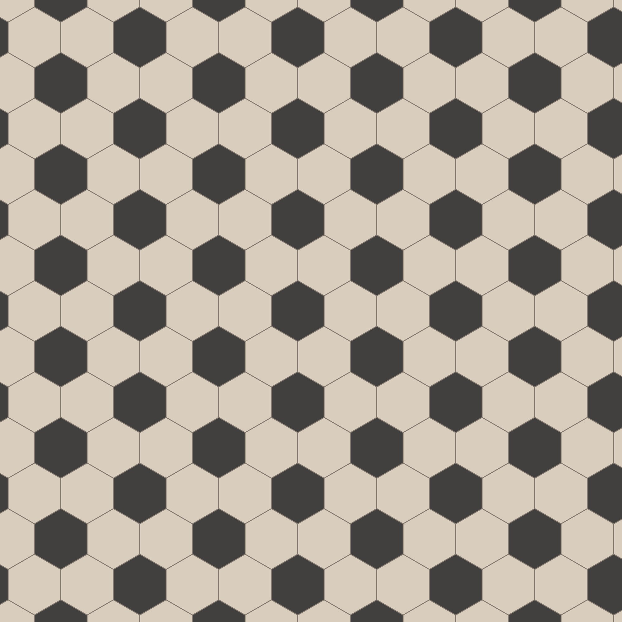 Product Image for Klinker granitkeramik mönster Viken hexagon svart/vit