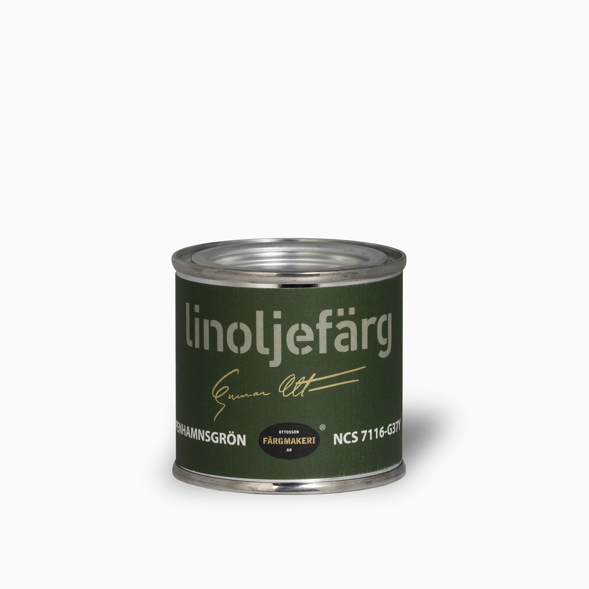 Product Image for Köpenhamnsgrön linoljefärg provburk