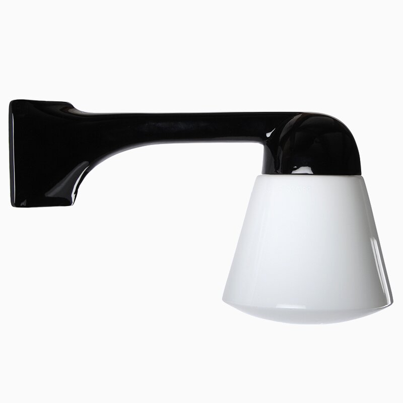 Product Image for Lampa Funkis 1950 Hörn Svart Rak Kon