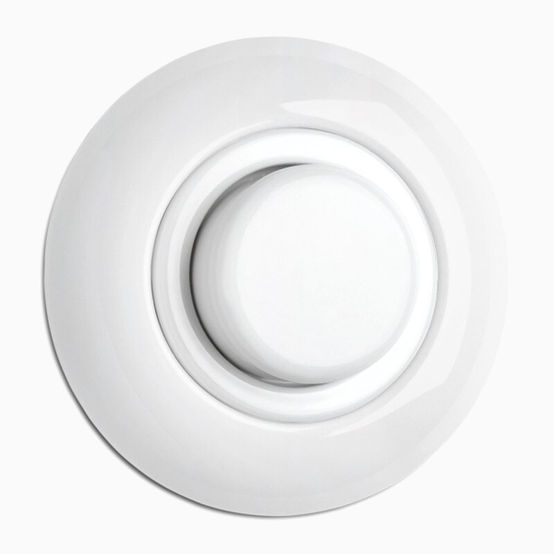 Product Image for Led-dimmer vit porslin med ring 3-130 W