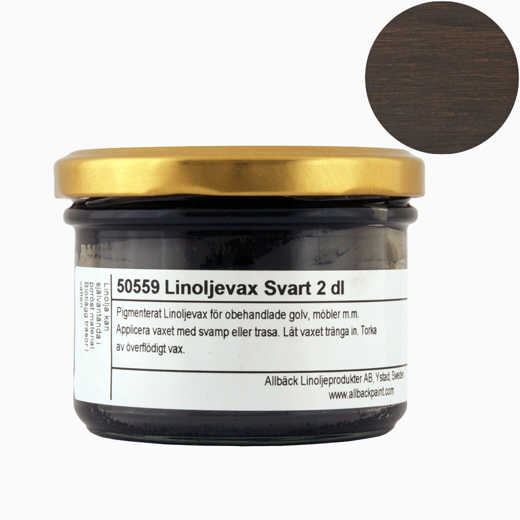 Product Image for Linoljevax Svart 2 dl