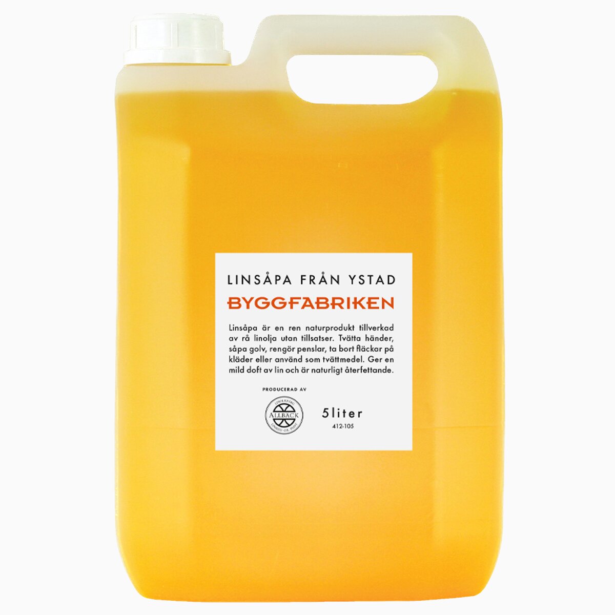 Product Image for Linsåpa Byggfabriken 5 liter