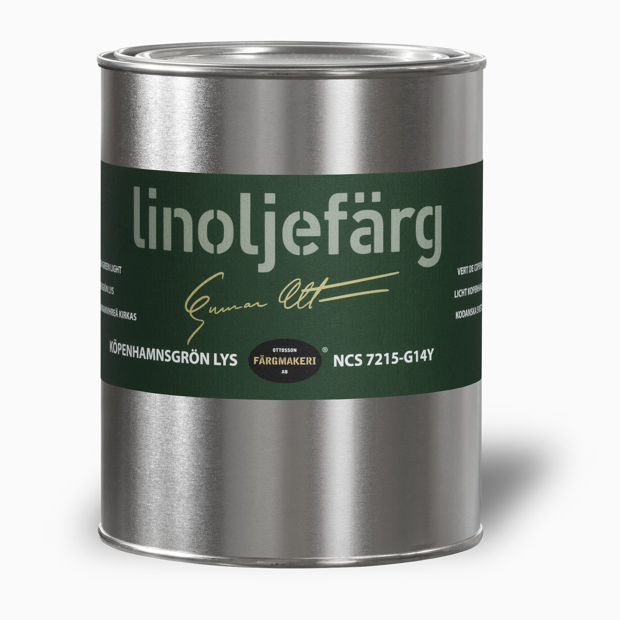 Product Image for Lys Köpenhamnsgrön linoljefärg 1 liter