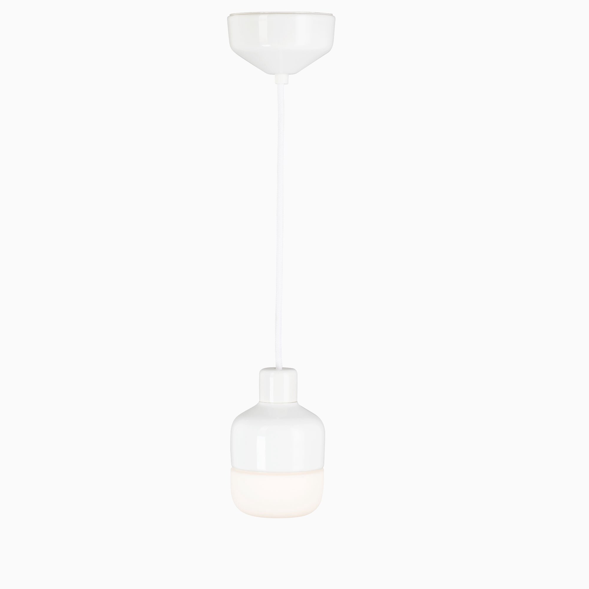 Product Image for Ohm pendel 100 H155 vit med opalglas - G9