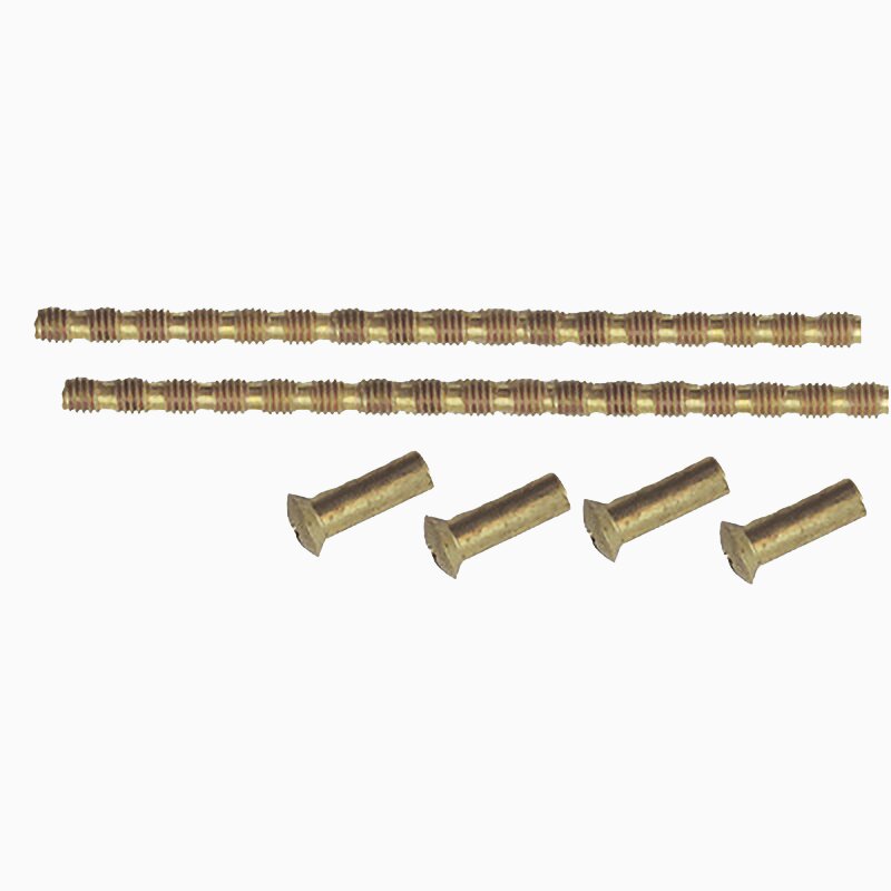 Product Image for Spårskruvset M4x120 mm med nipplar mässing