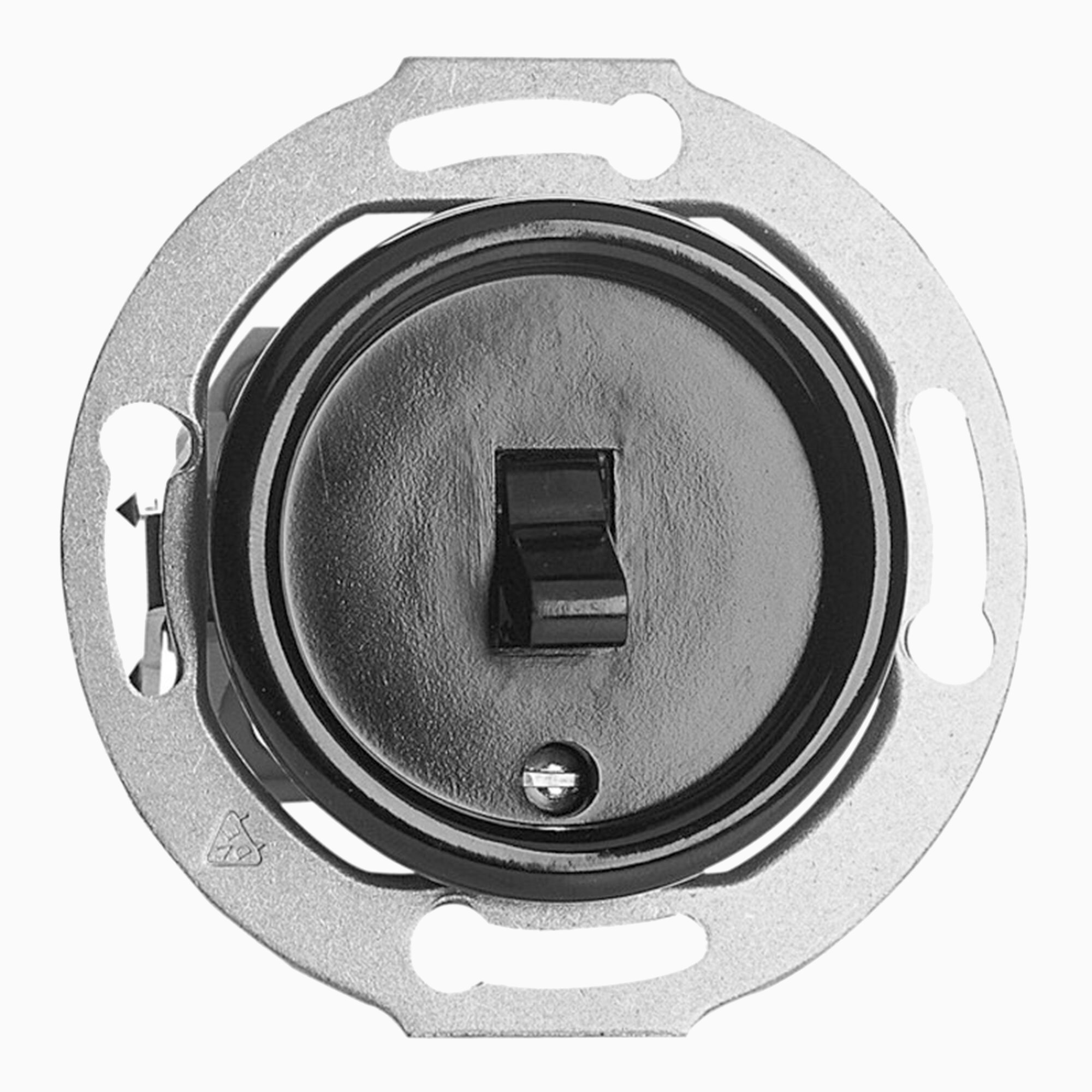 Product Image for Strömbrytare 2-polig Vipp svart bakelit insats