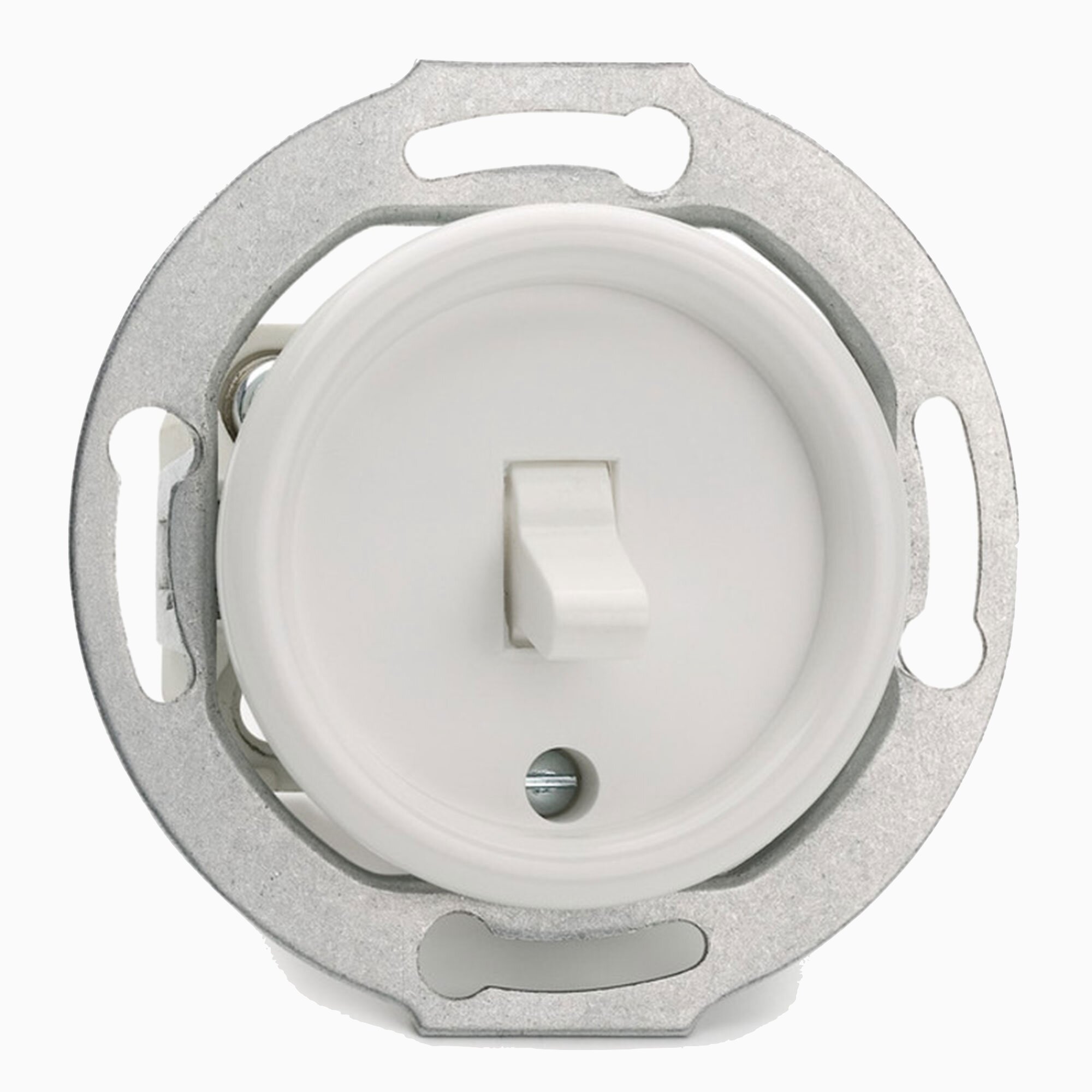 Product Image for Strömbrytare 2-polig Vipp vit insats