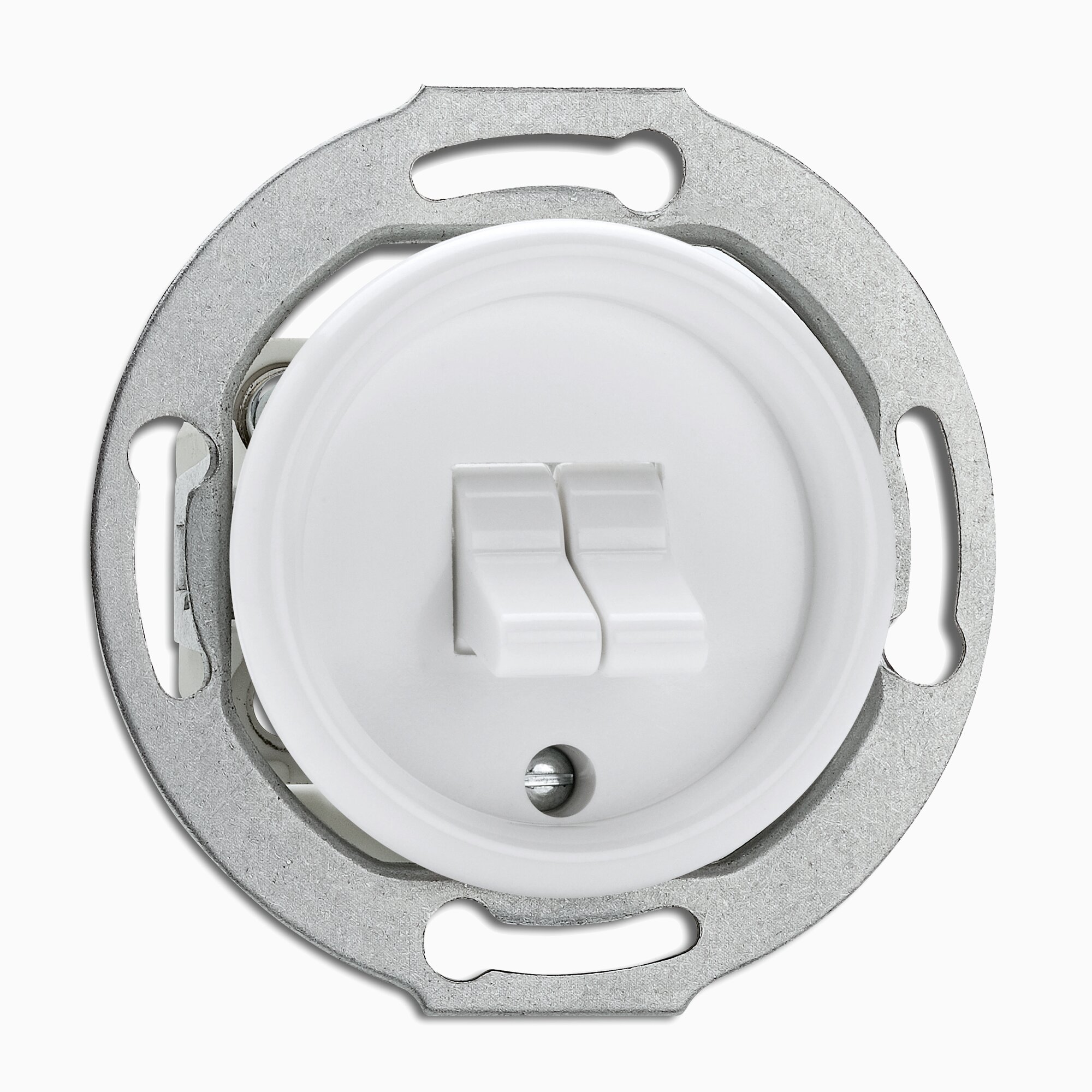 Product Image for Strömbrytare Kron Dubbelvipp vit insats