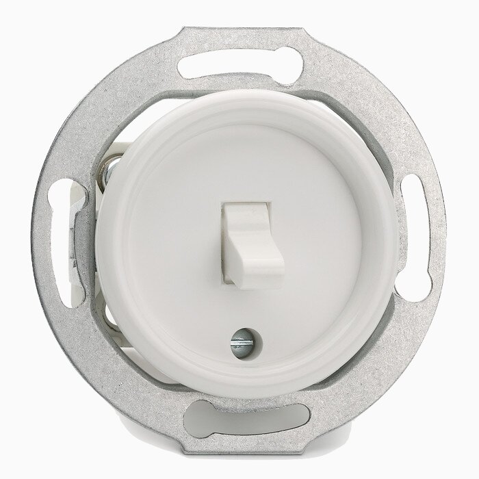 Product Image for Strömbrytare Trapp Vipp vit insats