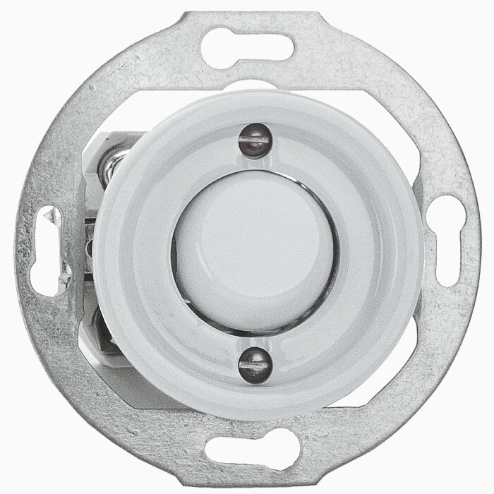 Product Image for Strömbrytare Trapp Vipp vit porslin insats