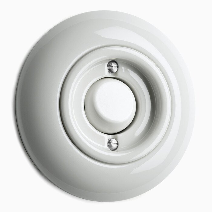 Product Image for Strömbrytare Trapp Vipp vit porslin med ring