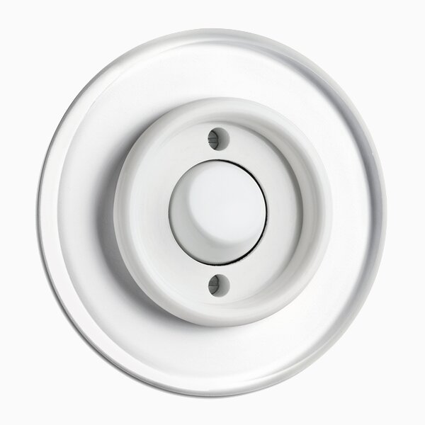 Product Image for Strömbrytare Trapp vit med glasring