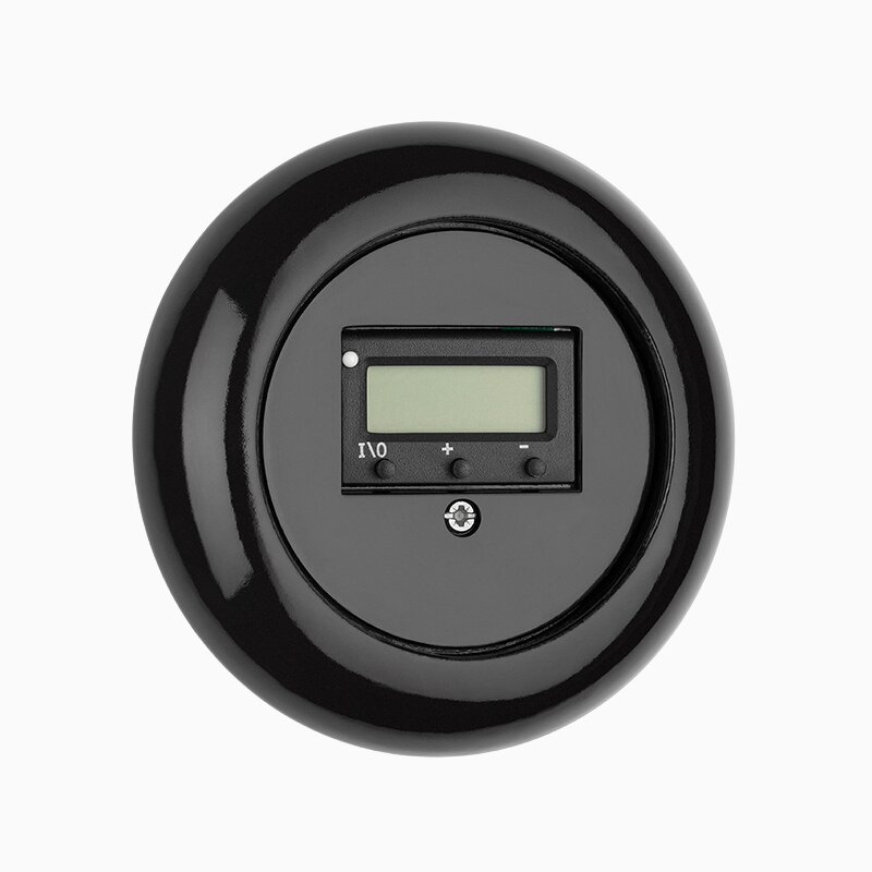 Product Image for Termostat för golvvärme svart porslin med ring