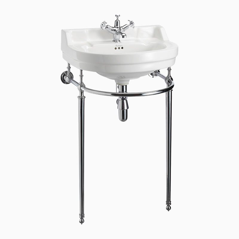 Product Image for Tvättställ Edwardian med ställning 2 hål