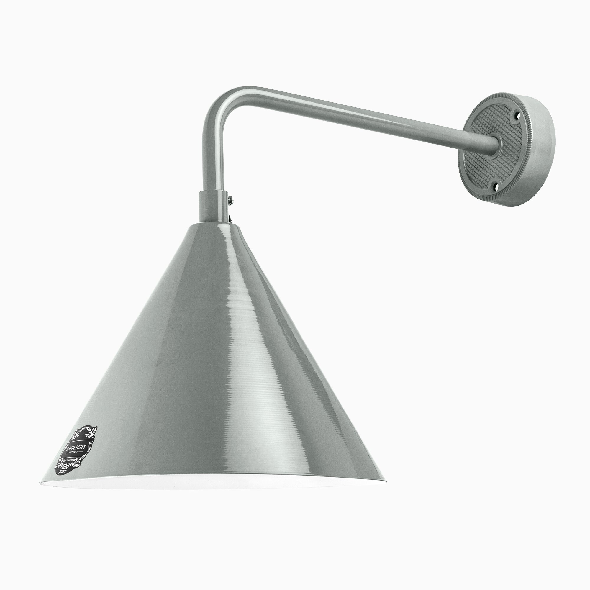 Product Image for Vägglampa Zwickau 250 mm cementgrå