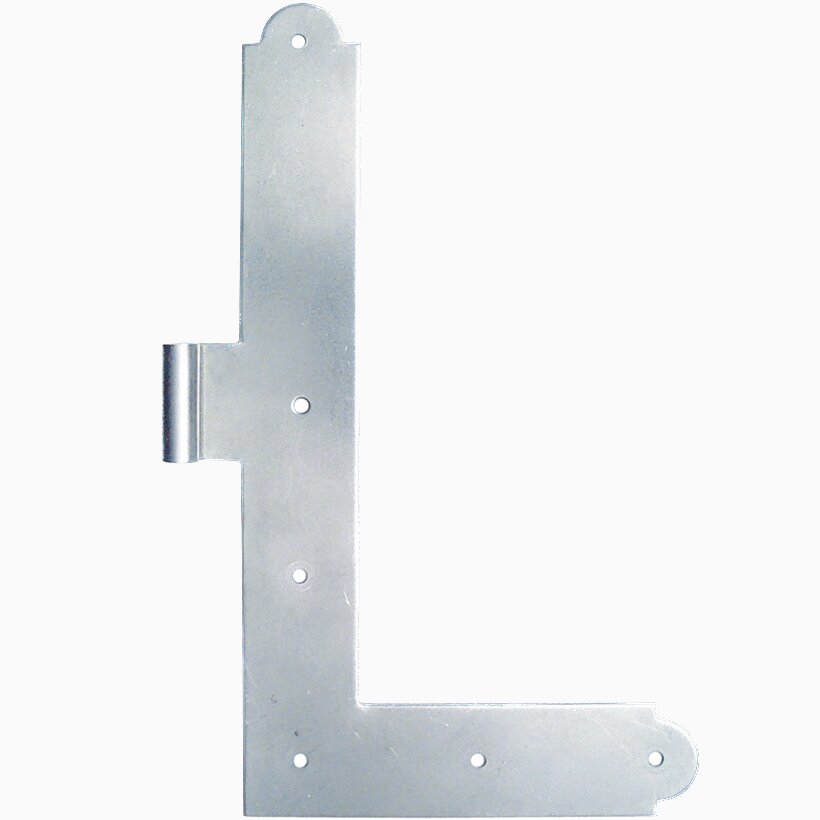 Product Image for Vinkelgångjärn 8'' vänster nedre / höger övre - förzinkad