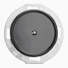Blindlock svart bakelit utan ring