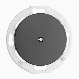 Blindlock svart porslin utan ring