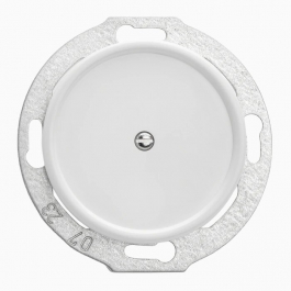 Blindlock vit utan ring