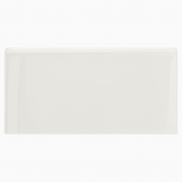 Kakel H&E Smith Subway Half Tile avslut kortsida Peony White