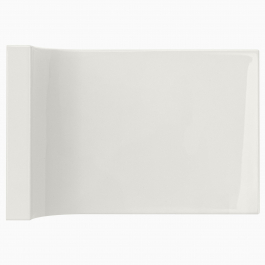 Kakel H&E Smith Subway Half Tile invändig kantbåge Peony White