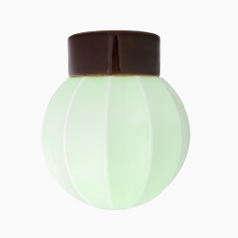 Lampa Deco rak pastellgrön/brun IP20