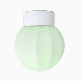 Lampa Deco rak pastellgrön/vit IP20